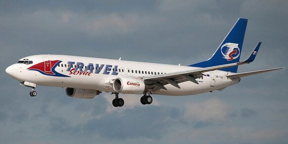 vol charter avec travel service