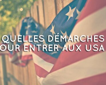 démarches voyage usa